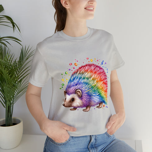 Rainbow Hedgehog - Short Sleeve Tee
